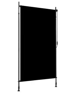 vidaXL Outdoor Roller Blind 120×270 cm Anthracite