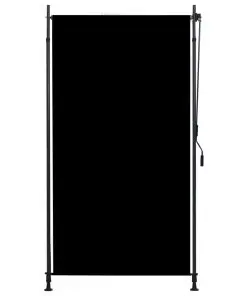 vidaXL Outdoor Roller Blind 120×270 cm Anthracite