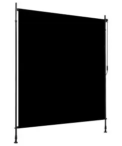 vidaXL Outdoor Roller Blind 200×270 cm Anthracite