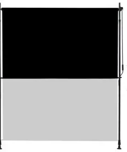 vidaXL Outdoor Roller Blind 200×270 cm Anthracite
