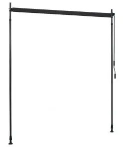 vidaXL Outdoor Roller Blind 200×270 cm Anthracite