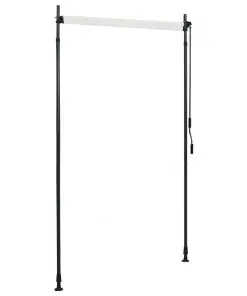 vidaXL Outdoor Roller Blind 120×270 cm Cream