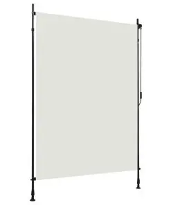 vidaXL Outdoor Roller Blind 150×270 cm Cream