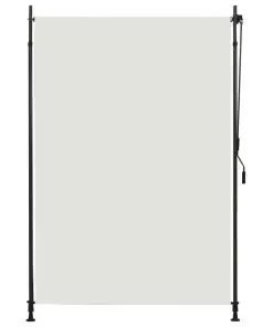 vidaXL Outdoor Roller Blind 150×270 cm Cream