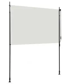 vidaXL Outdoor Roller Blind 200×270 cm Cream