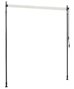 vidaXL Outdoor Roller Blind 200×270 cm Cream