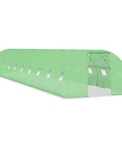 vidaXL Greenhouse with Steel Foundation 45 m? 15x3x2 m