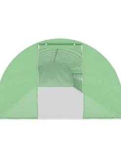 vidaXL Greenhouse with Steel Foundation 54 m? 18x3x2 m