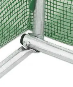 vidaXL Greenhouse with Steel Foundation 54 m? 18x3x2 m