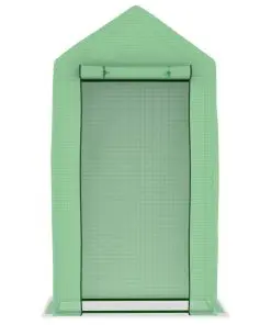 vidaXL Greenhouse with Steel Frame 0.5 m? 1×0.5×1.9 m