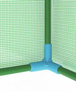 vidaXL Greenhouse with Steel Frame 0.5 m? 1×0.5×1.9 m