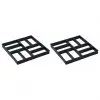 vidaXL Pavement Moulds 2 pcs 40x40x4 cm Plastic