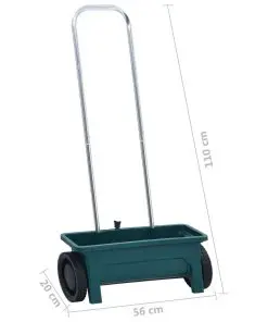 vidaXL Garden Spreader 12 L Aluminium