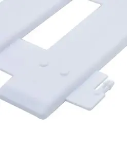 vidaXL Lawn Edgings 25 pcs White 10 m PP