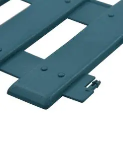 vidaXL Lawn Edgings 25 pcs Green 10 m PP