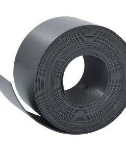 vidaXL Garden Edging Grey 10 m 10 cm PE