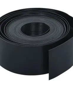 vidaXL Garden Edging Black 10 m 10 cm PE