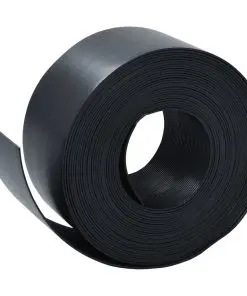 vidaXL Garden Edging Black 10 m 10 cm PE