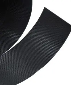 vidaXL Garden Edging Black 10 m 10 cm PE