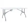 vidaXL Folding Garden Table White 180x72x72 cm HDPE