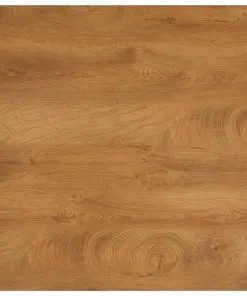 vidaXL Dining Table Oak and Black 80.5×80.5×73 cm MDF