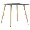 vidaXL Dining Table Grey and Oak 80.5×80.5×73 cm MDF
