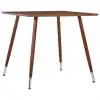 vidaXL Dining Table Brown 80.5×80.5×73 cm MDF
