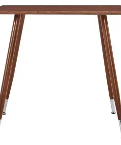 vidaXL Dining Table Brown 80.5×80.5×73 cm MDF