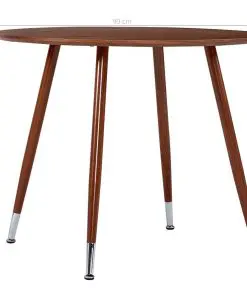vidaXL Dining Table Brown 90×73.5 cm MDF