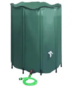 vidaXL Collapsible Rain Water Tank with Spigot 1000 L