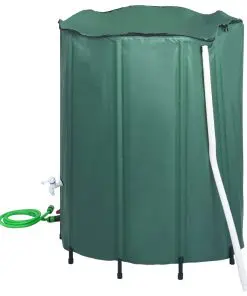 vidaXL Collapsible Rain Water Tank with Spigot 1000 L