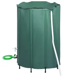 vidaXL Collapsible Rain Water Tank with Spigot 1500 L