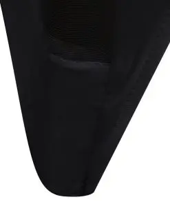 vidaXL Chair Cover Stretch Black 12 pcs