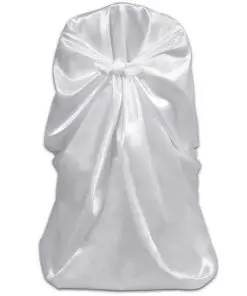 vidaXL Chair Cover for Wedding Banquet 12 pcs White