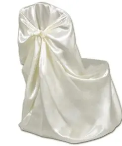 vidaXL Chair Cover for Wedding Banquet 12 pcs Cream