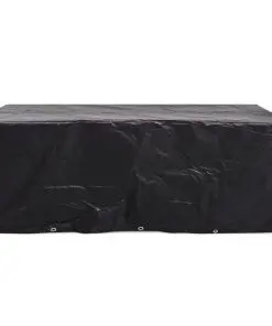 vidaXL Garden Furniture Covers 2 pcs 8 Person Poly Rattan Set 10 Eyelets 229x113cm