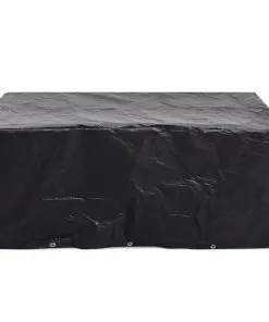 vidaXL Garden Furniture Covers 2 pcs 6 Person Poly Rattan Set 10 Eyelets 240x140cm