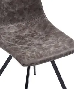 vidaXL Dining Chairs 6 pcs Brown Faux Leather