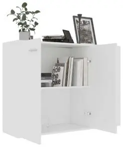 vidaXL Sideboard White 105x30x75 cm Chipboard