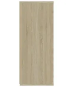 vidaXL Sideboard Sonoma Oak 105x30x75 cm Chipboard