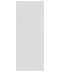 vidaXL Sideboard High Gloss White 105x30x75 cm Chipboard