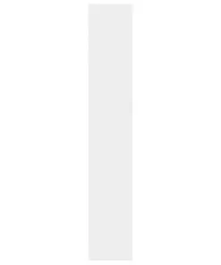vidaXL 4-Tier Book Cabinet High Gloss White 80x24x142 cm Chipboard