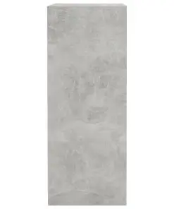 vidaXL 2-Tier Book Cabinet Concrete Grey 40x30x76.5 cm Chipboard