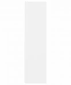 vidaXL 3-Tier Book Cabinet White 40x30x114 cm Chipboard