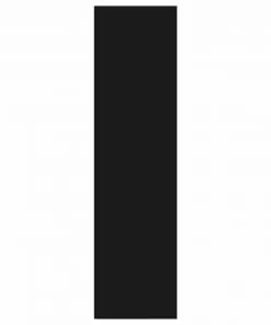 vidaXL 3-Tier Book Cabinet Black 40x30x114 cm Chipboard