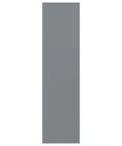 vidaXL 3-Tier Book Cabinet Grey 40x30x114 cm Chipboard