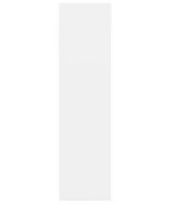 vidaXL 3-Tier Book Cabinet White 60x30x114 cm Chipboard