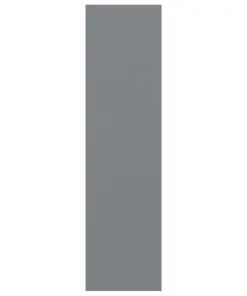 vidaXL 3-Tier Book Cabinet Grey 60x30x114 cm Chipboard