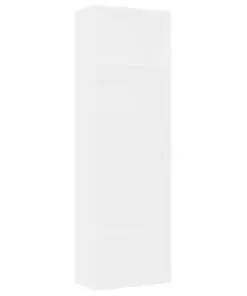 vidaXL 5-Tier Book Cabinet White 60x30x189 cm Chipboard