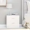 vidaXL Bedside Cabinets 2 pcs White 40x30x40 cm Chipboard